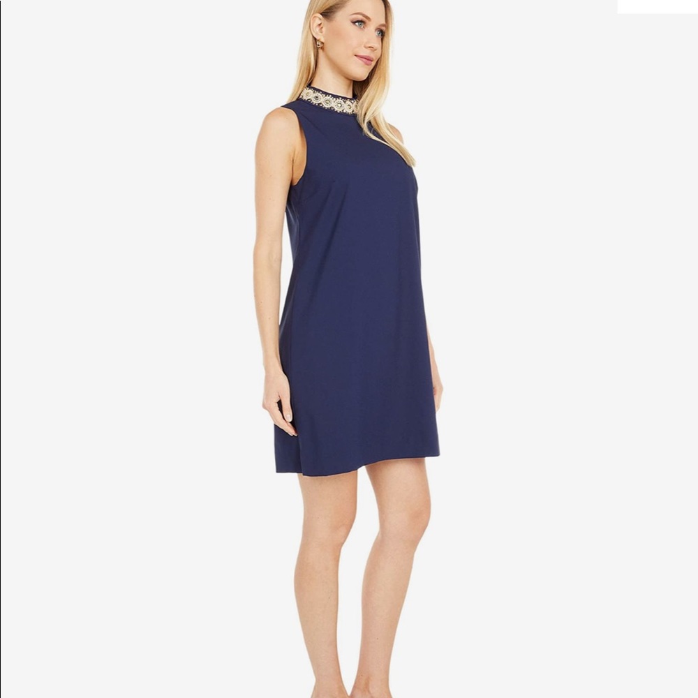LILLY PULITZER Brandi Stretch Beaded Mini Shift Dress - Women’s Size 4 - New - Picture 6 of 10